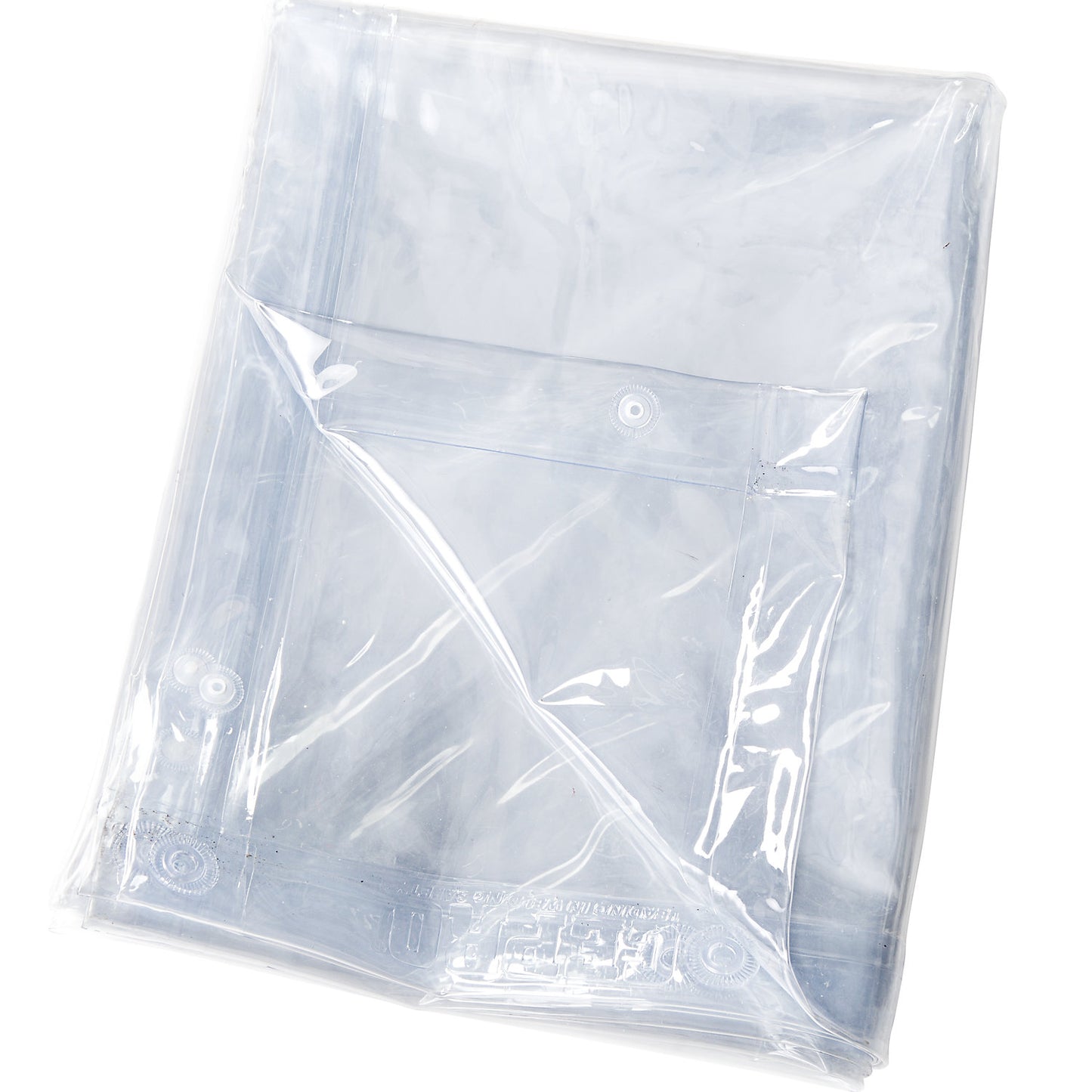 Protective tarp, without DIN standard, LxW 1800 x 1400 mm, transparent.