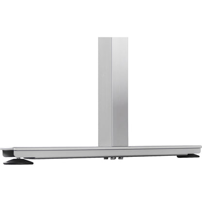 Desk, electric height adjustment, straight, WxD 1200 x 800 mm, maple/aluminium silver.