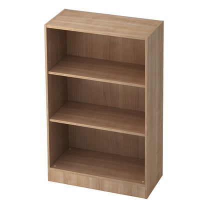 Shelf unit, height 1270 mm, 2 shelves, walnut finish.