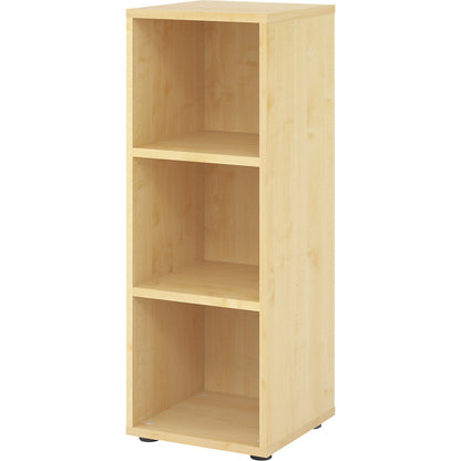 RENATUS - Shelf unit, HxW 1100 x 400 mm, 2 shelves, maple finish.