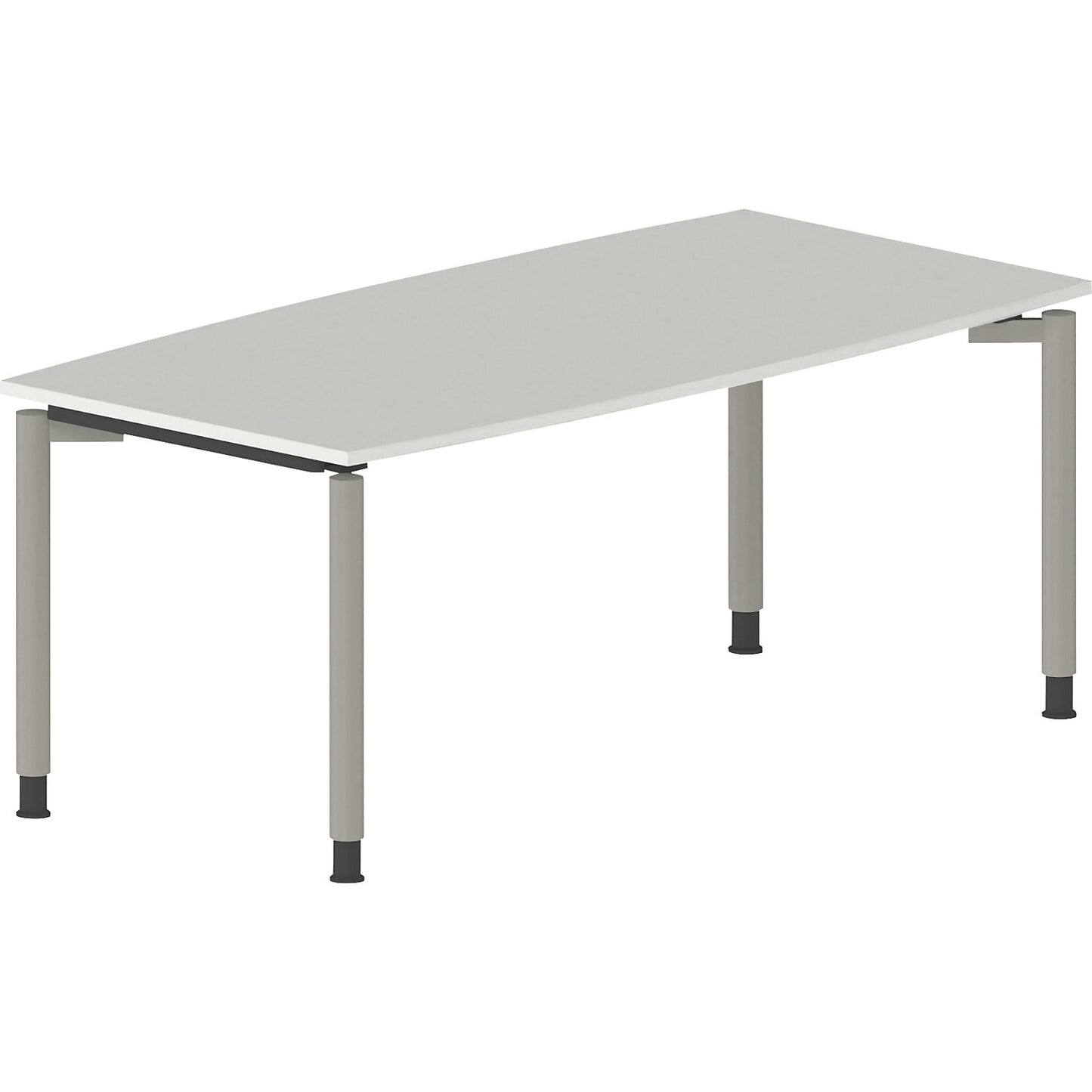 THEA - Conference table, with 4-legged frame, width 1800 mm, antique white.