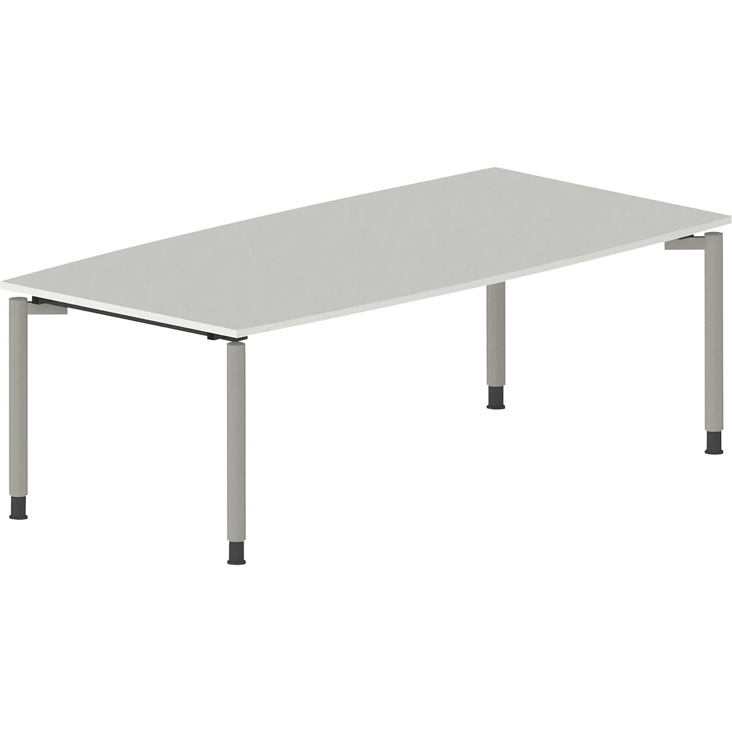 THEA - Conference table, with 4-legged frame, width 2200 mm, antique white.