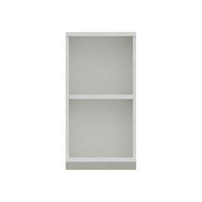THEA - Shelf unit, 1 shelf, 2 file heights, antique white.