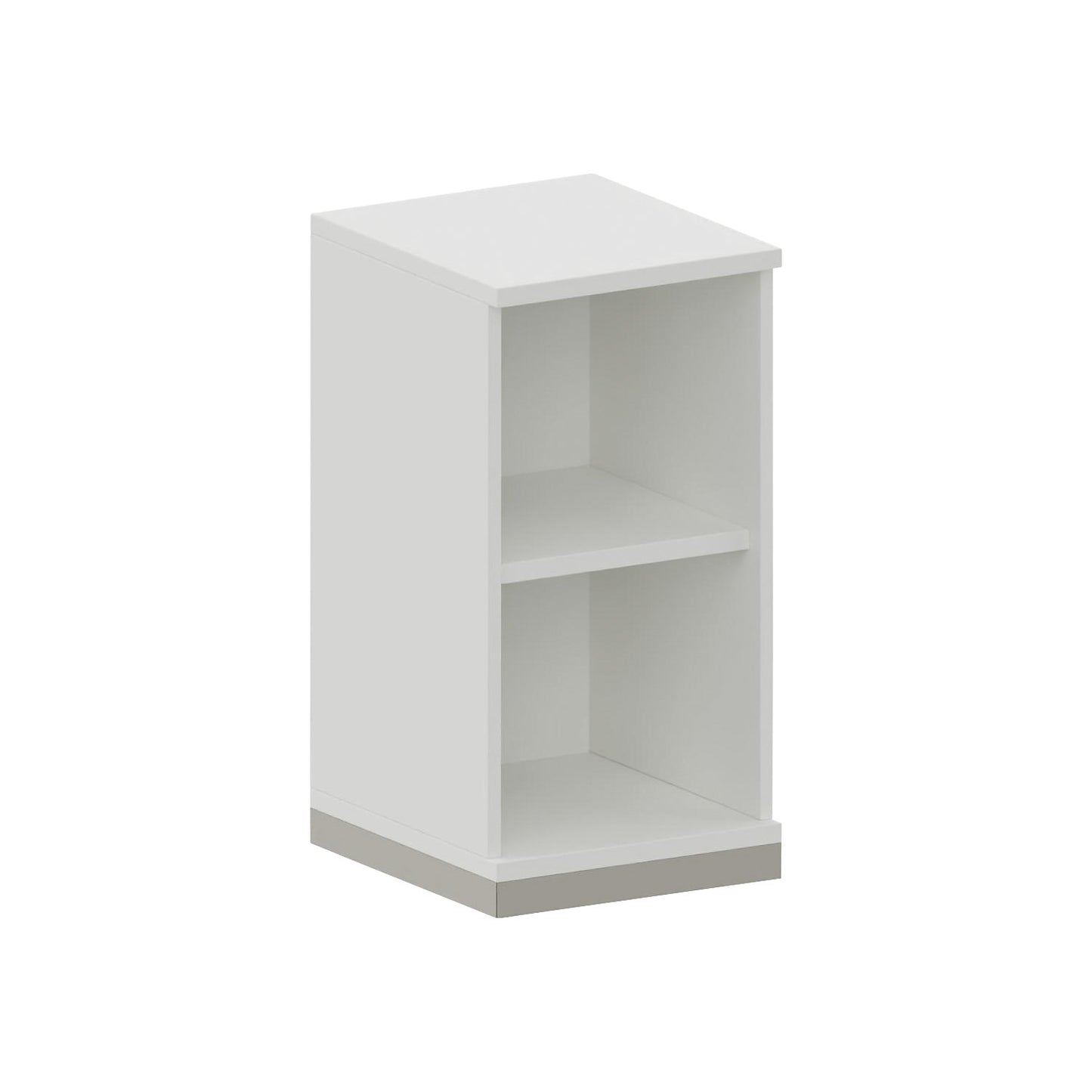 THEA - Shelf unit, 1 shelf, 2 file heights, antique white.