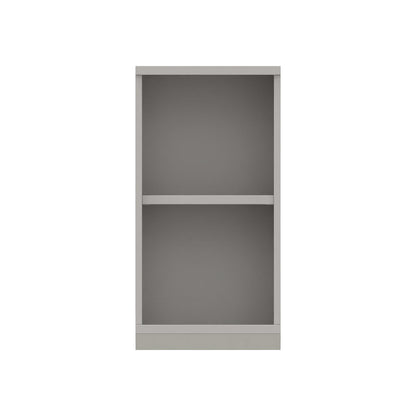 THEA - Shelf unit, 1 shelf, 2 file heights, light grey.