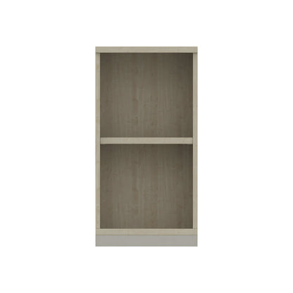 THEA - Shelf unit, 1 shelf, 2 file heights, maple finish.