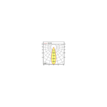 SPOT LED machine lamp, 100 - 240 V, flood with 40° beam angle.