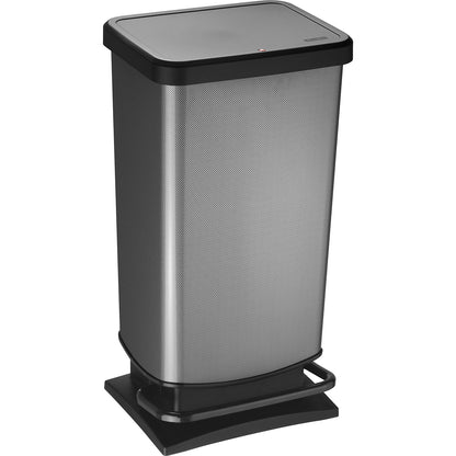 PASO pedal bin, capacity 40 l, WxHxD 353 x 676 x 295 mm, carbon.