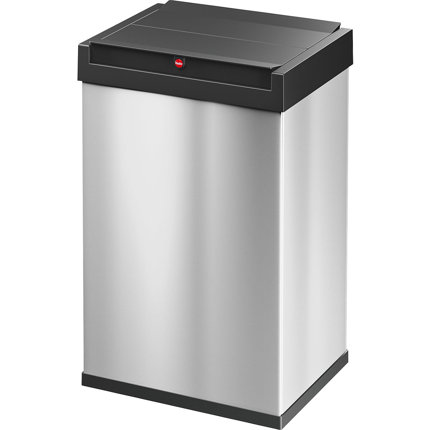 BIG-BOX SWING swing lid waste box, capacity 35 l, container stainless steel.