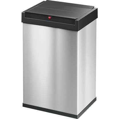 BIG-BOX SWING swing lid waste box, capacity 35 l, container stainless steel.