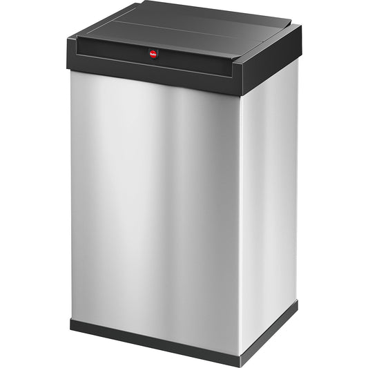 BIG-BOX SWING swing lid waste box, capacity 35 l, container stainless steel.