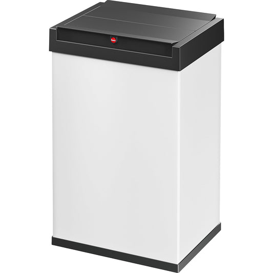 BIG-BOX SWING swing lid waste box, capacity 35 l, container white.