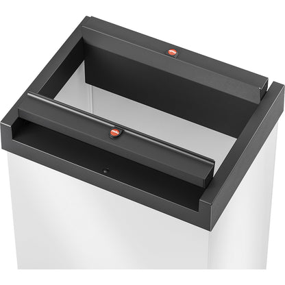 BIG-BOX SWING swing lid waste box, capacity 52 l, container white.