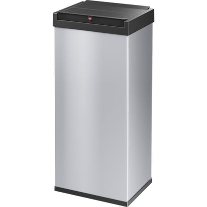 BIG-BOX SWING swing lid waste box, capacity 52 l, container silver.