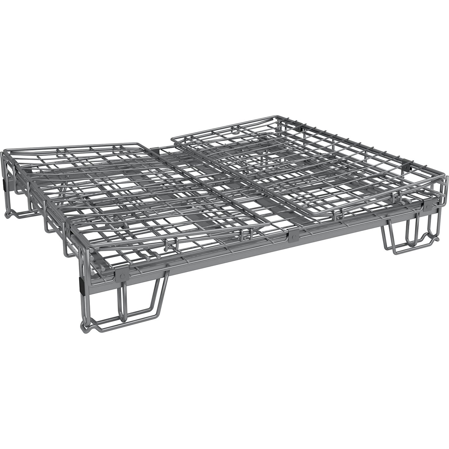 Collapsible mesh pallet, LxW 1200 x 1000 mm, stacking height 750 mm, weight 45 kg.