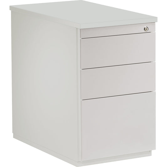 Drawer pedestal, HxD 720 x 800 mm, 2 drawers, 1 suspension file drawer, light grey / light grey / light grey.