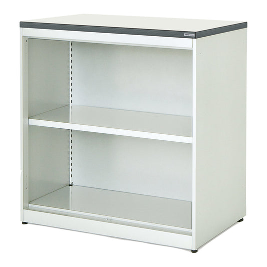 Combination shelf unit, HxWxD 830 x 800 x 432 mm, plastic panel, 1 shelf, pure white / white.