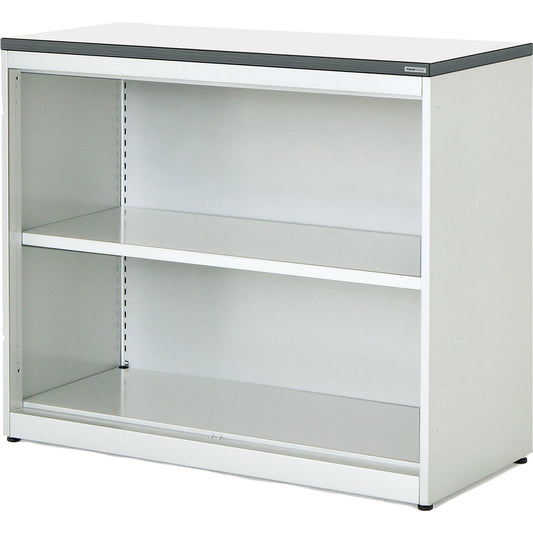Combination shelf unit, HxWxD 830 x 1000 x 432 mm, plastic panel, 1 shelf, pure white / white.