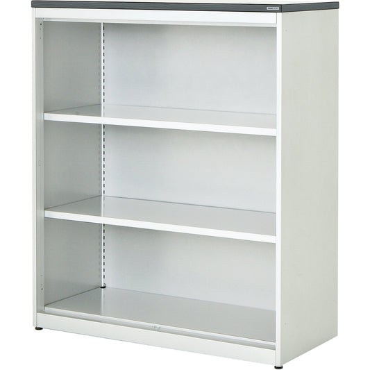 Combination shelf unit, HxWxD 1180 x 1000 x 432 mm, plastic panel, 2 shelves, pure white / white.