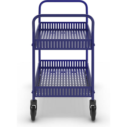 Display trolley, LxWxH 1130 x 550 x 940 mm, blue.