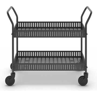 Display trolley, LxWxH 1130 x 550 x 940 mm, charcoal.