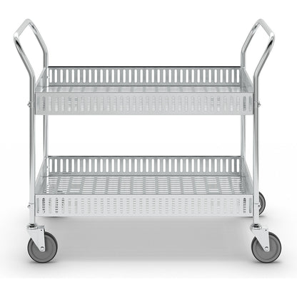 Display trolley, LxWxH 1130 x 550 x 940 mm, zinc plated.