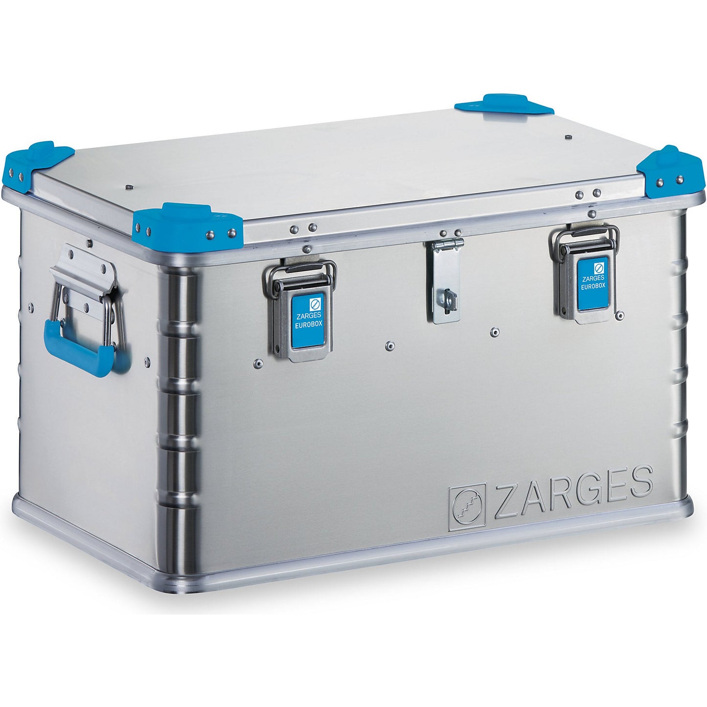 Aluminium Euro tool box, stackable, capacity 60 l.