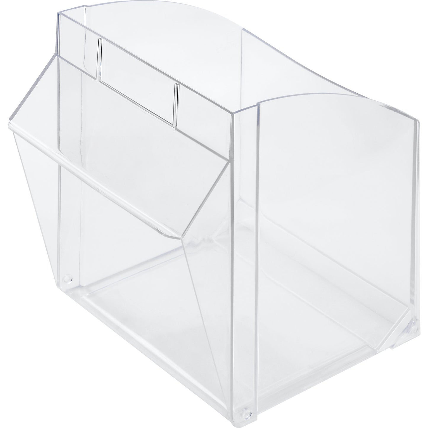 Visual storage container made of Styrolux®, LxWxH 268 x 221 x 243 mm, pack of 2, transparent.