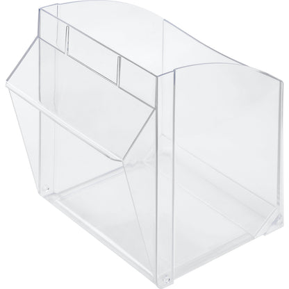 Visual storage container made of Styrolux®, LxWxH 268 x 221 x 243 mm, pack of 2, transparent.