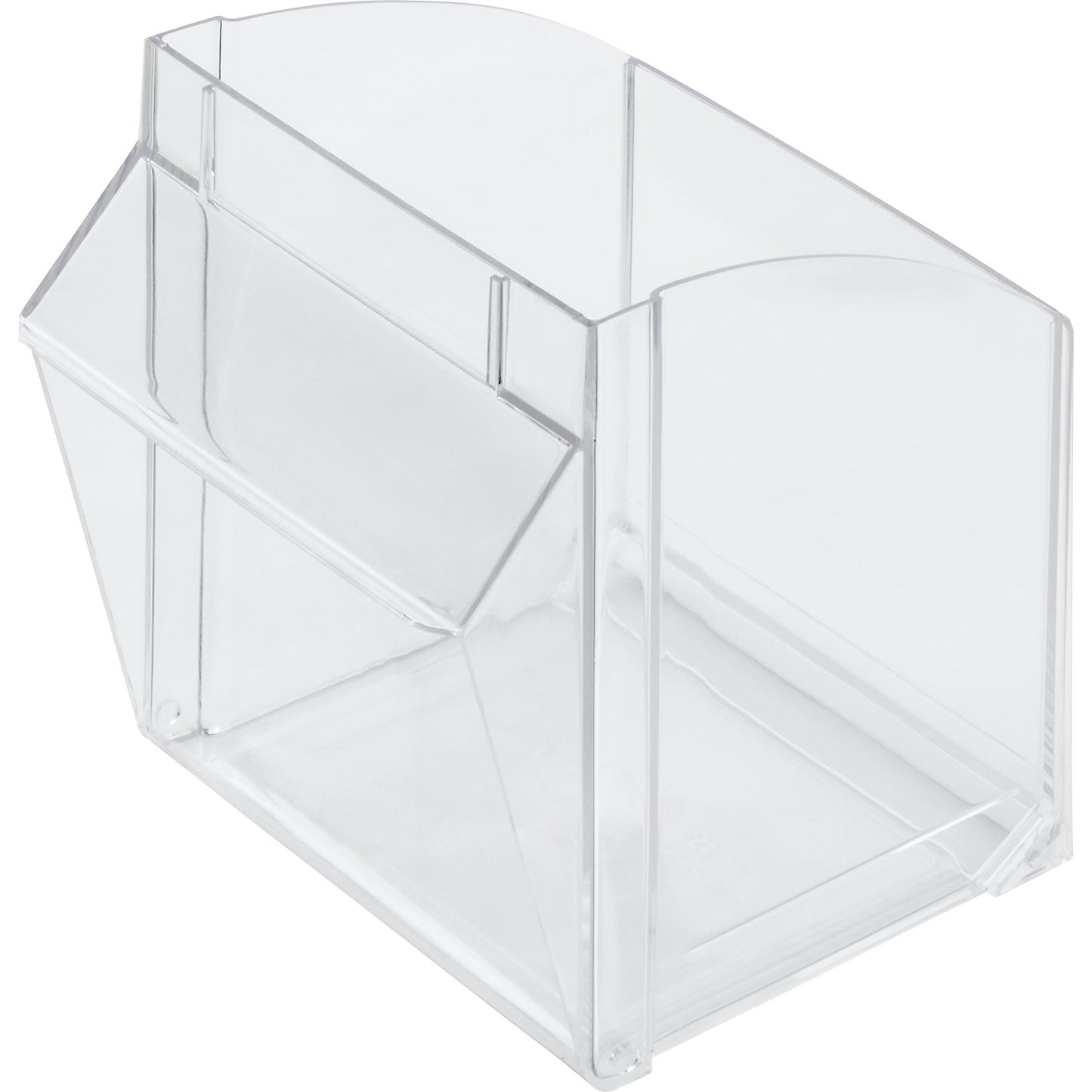 Visual storage container made of Styrolux®, LxWxH 177 x 147 x 161 mm, pack of 3, transparent.