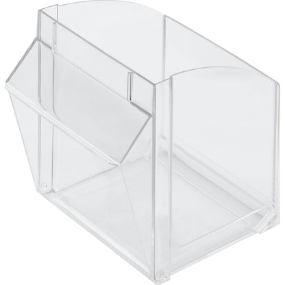 Visual storage container made of Styrolux®, LxWxH 177 x 147 x 161 mm, pack of 3, transparent.