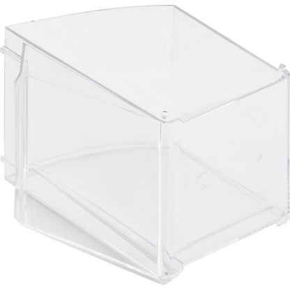 Visual storage container made of Styrolux®, LxWxH 101 x 97 x 108 mm, pack of 18, transparent.