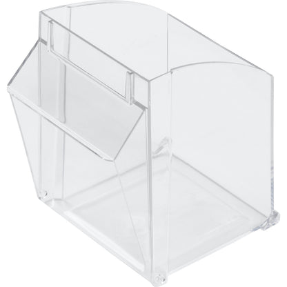 Visual storage container made of Styrolux®, LxWxH 101 x 97 x 108 mm, pack of 18, transparent.