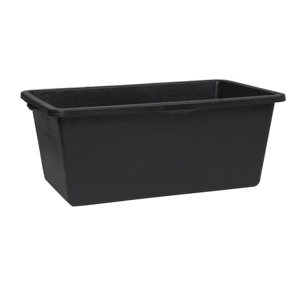 Plastic container, capacity 90 l, 640 x 350 mm, black, pack of 3.