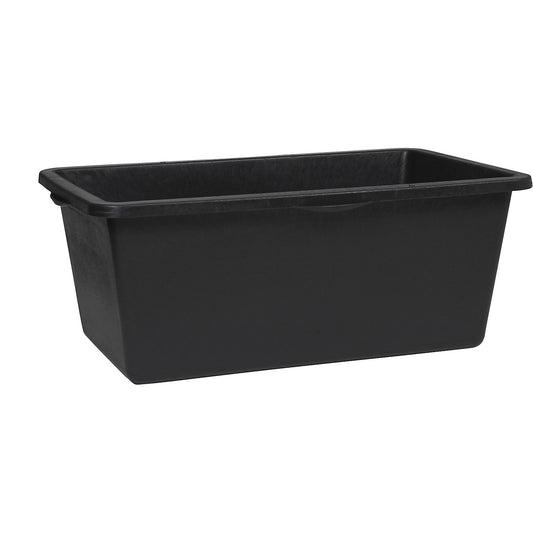 Plastic container, capacity 90 l, 640 x 350 mm, black, pack of 3.