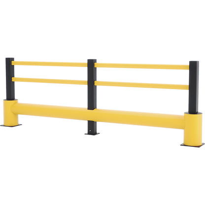 FLEX IMPACT® crash protection railing, post height 1150 mm, overall width 3450 mm.