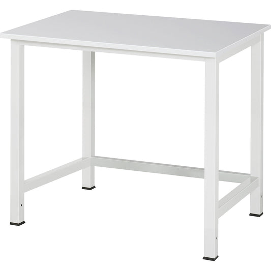 Work table for Series 900 workstation system, height 825 - 1025 mm, MF coated moulded chipboard, width 1000 mm.