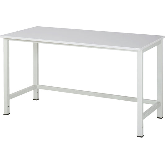 Work table for Series 900 workstation system, height 825 - 1025 mm, MF coated moulded chipboard, width 1500 mm.
