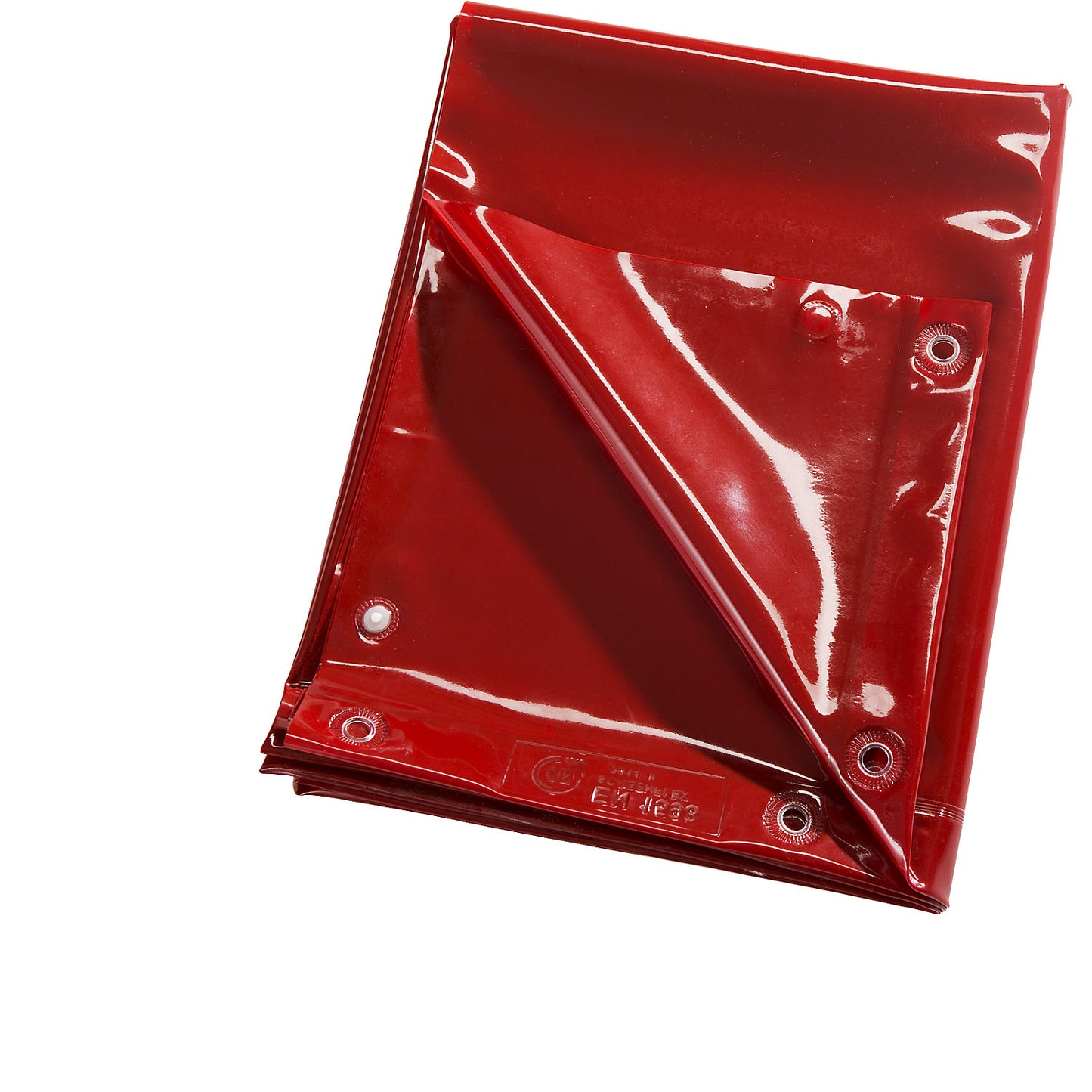 Protective tarp, to DIN standard, LxW 2000 x 1400 mm, red.