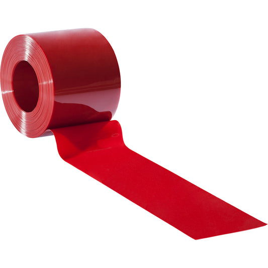 Welding protection lamella, length 50 m, roll, red.