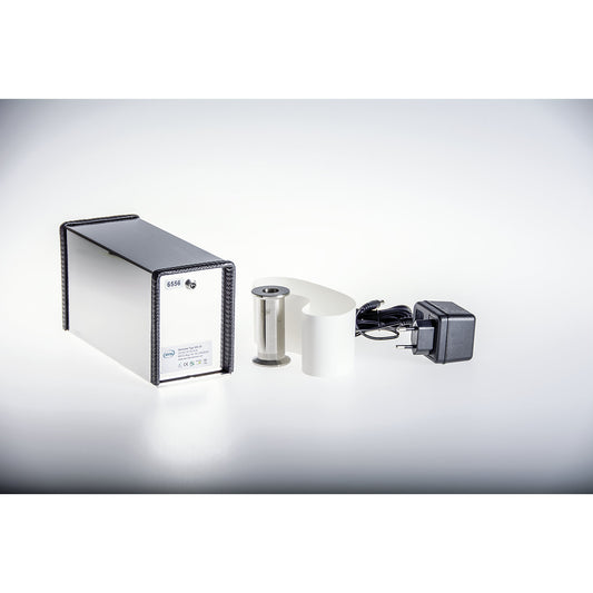 Belt oil skimmer, robust, LxWxH 225 x 85 x 115 mm, belt width 60 mm.