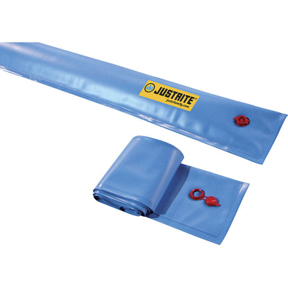 Barrier roll for filling with water, reusable, PVC film, LxW 1.5 m x 229 mm.