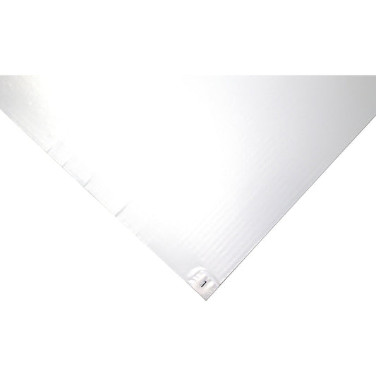 Disposable cleanroom adhesive mats, LxW 1170 x 450 mm, 4 packs of 30 sheets, white.