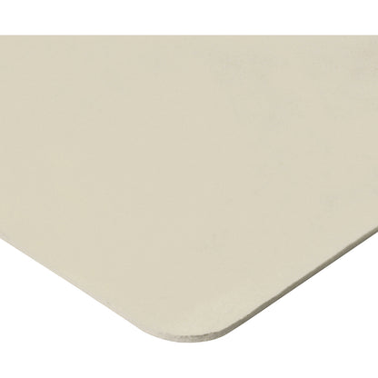 Industrial rubber, white, per metre, width 1400 mm.