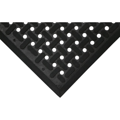 K-Mat workstation matting, LxW 1500 x 900 mm, black.