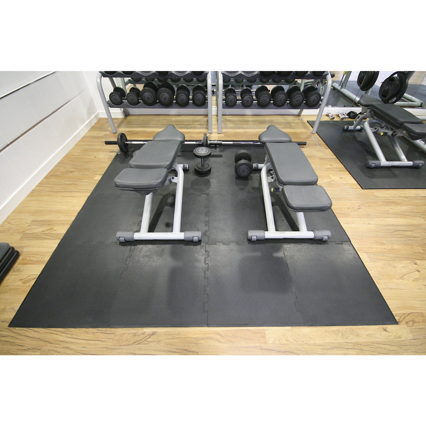 Sport-Tile plug-in system, corner element, LxW 610 x 610 mm.