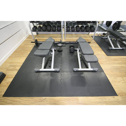 Sport-Tile plug-in system, corner element, LxW 610 x 610 mm.