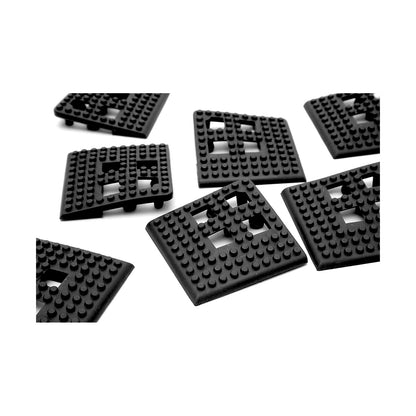 Corner for Flexi-Deck, PVC, pack of 4, black.