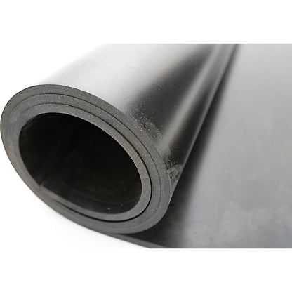 Industrial rubber, nitrile, width 1400 mm, per metre, height 1.5 mm.