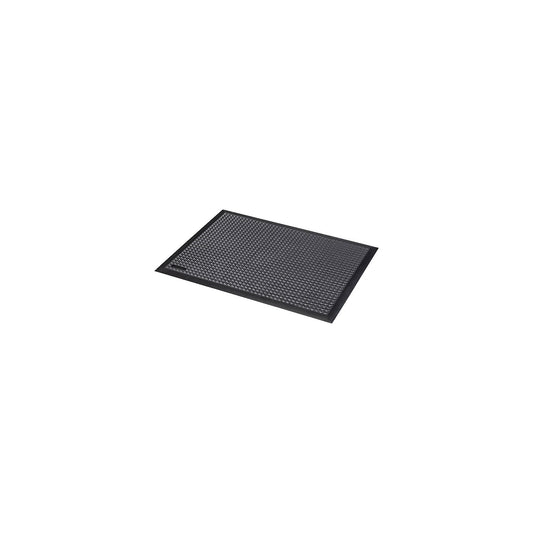 Skystep studded ESD workstation matting, black, LxWxH 900 x 600 x 13 mm.